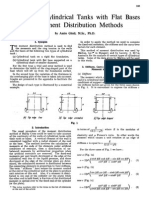 Analysis of Cylindrical Tanks With Flat Bases by Moment Distribution Method