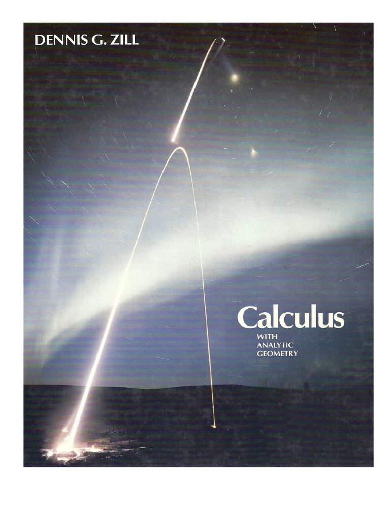 Calculus With Analytic Geometry - Dennis G. Zill