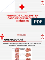 Primeros Auxilios en Quemaduras