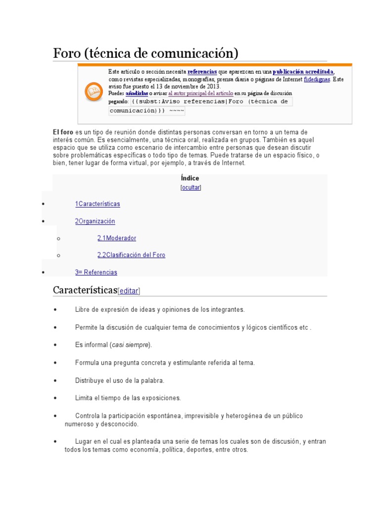 Como Se Hace Un Foro | PDF | Foro de Internet | Comunicación