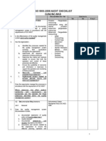 ISO 9001 2008 Audit Checklist Gunung Mas