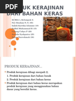 Sebutkan Berbagai Aneka Produk Kerajinan  Bahan Lunak 