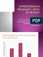 Rev Hypertension in Pregnancy, Mother or Baby Umy