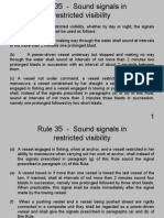 Rule 35 fog signals
