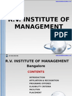 R.V. Institute of Management Bangalore|MBA in Bangalore