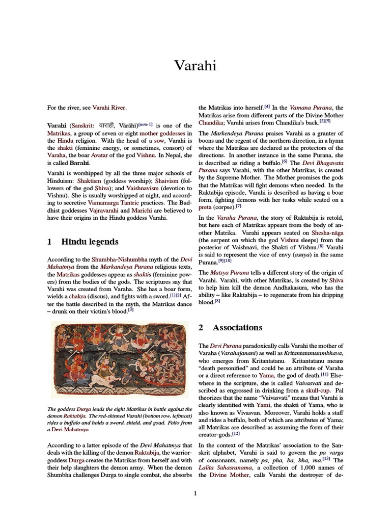 Varahi Mantra In Tamil Pdf