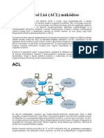 Cisco ACL Mukodese