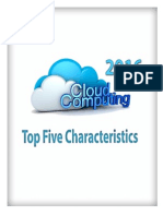 Five Characteristics of Cloud Computing 2016