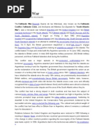 Falklands War
