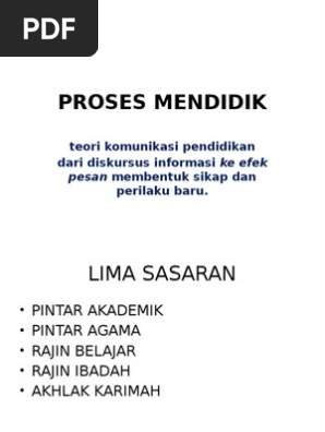 Teori Komunikasi Pendidikan Pdf