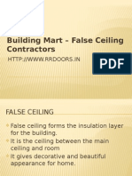 False Ceiling Contractors in Chennai - RR Doors