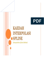 Kuliah 4 Interpolasi-Spline Method