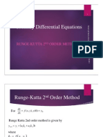 Ordinary Differential Equations: Runge-Kutta 2 Order Method