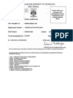 Please Affix Your Passport Size Photograph and Get It Attested by Your College/institute Head. (Regular)