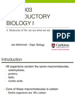 BIOL1003 - 4 - Molecules of Life - Fall2014-CuL