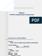 TSE2231 Software Engineering Fundamentals