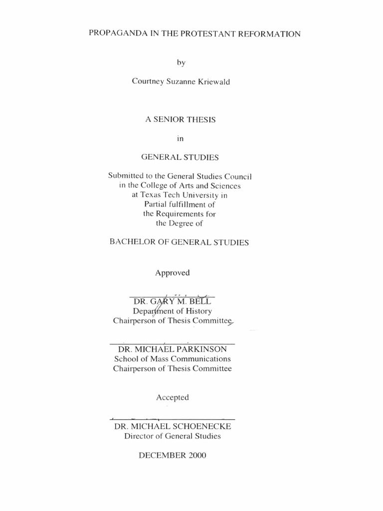 Propaganda in The Protestant Reformation | PDF | Protestantism