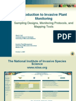 Introduction To Invasive Plant Monitoring: Sampling Designs, Monitoring Protocols, and Mapping Tools