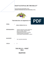 Informe Obras Hidraulicas - Ingenieria Civil - i Ciclo