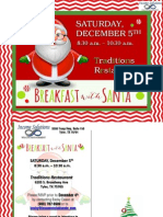 Breakfast With Santa 2015 Invitation