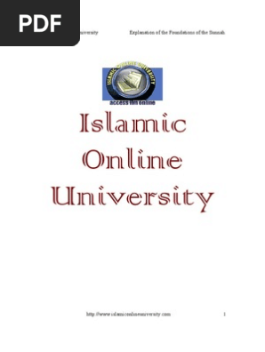 Usool Us Sunnah IOU