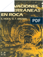 Excavaciones Subterraneas en Rocas (Hoek Brown) PDF