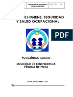 Plan de Higiene y Salud Ocupacional SBP - PDF