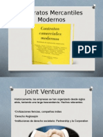 Contratos Mercantiles Modernos: Joint Ventures y Underwriting