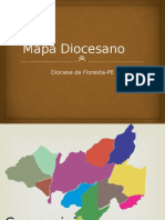 Mapa Diocesano - Floresta -PE