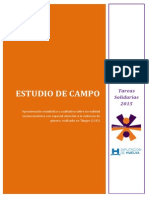 Estudio de Campo Tareas Solidarias 2015