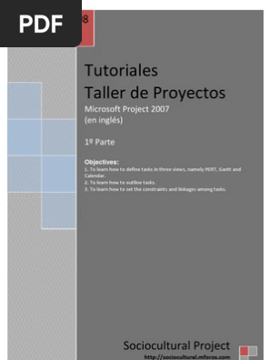 Tutorial de MS Project 2007 1º Parte
