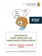 Materiales Para Trabajar Las Habilidades Fonolgicas