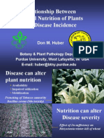 Nutricion Vegetal e Incidencia de Enfermedades en Plantas