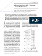 A Case of Cardiomyopathy Induced by Premature