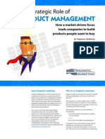 Strategic Role Product Management