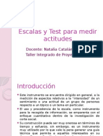 Medir actitudes con escalas y tests