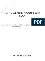 Finite Element Analysis With Ansys 1