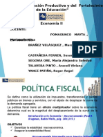 Politica Fiscal (Economía II)