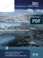 WGI AR5 SPM Brochure - WORKING GROUP I CONTRIBUTION TO THE FIFTH ASSESSMENT REPORT OF THE INTERGOVERNMENTAL PANEL ON CLIMATE CHANGE