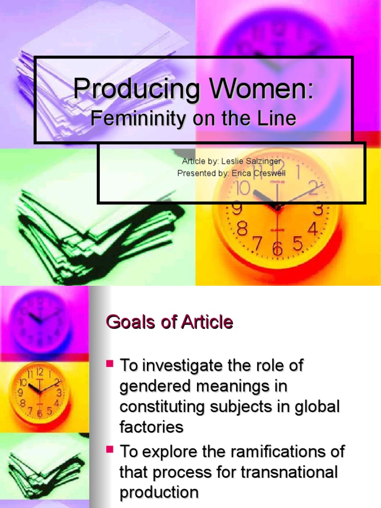 Gendered Labor in Global Factories | PDF | Femininity | Gender