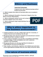 Topic 1 - Ethics and Business