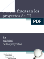 Porque Fracasan Los Proyectos TI