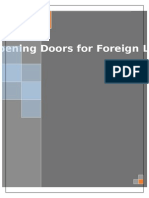 Opening Doors For Foreign Law Firm