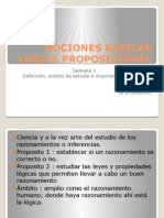 Lógica proposicional: nociones básicas, argumentos y falacias