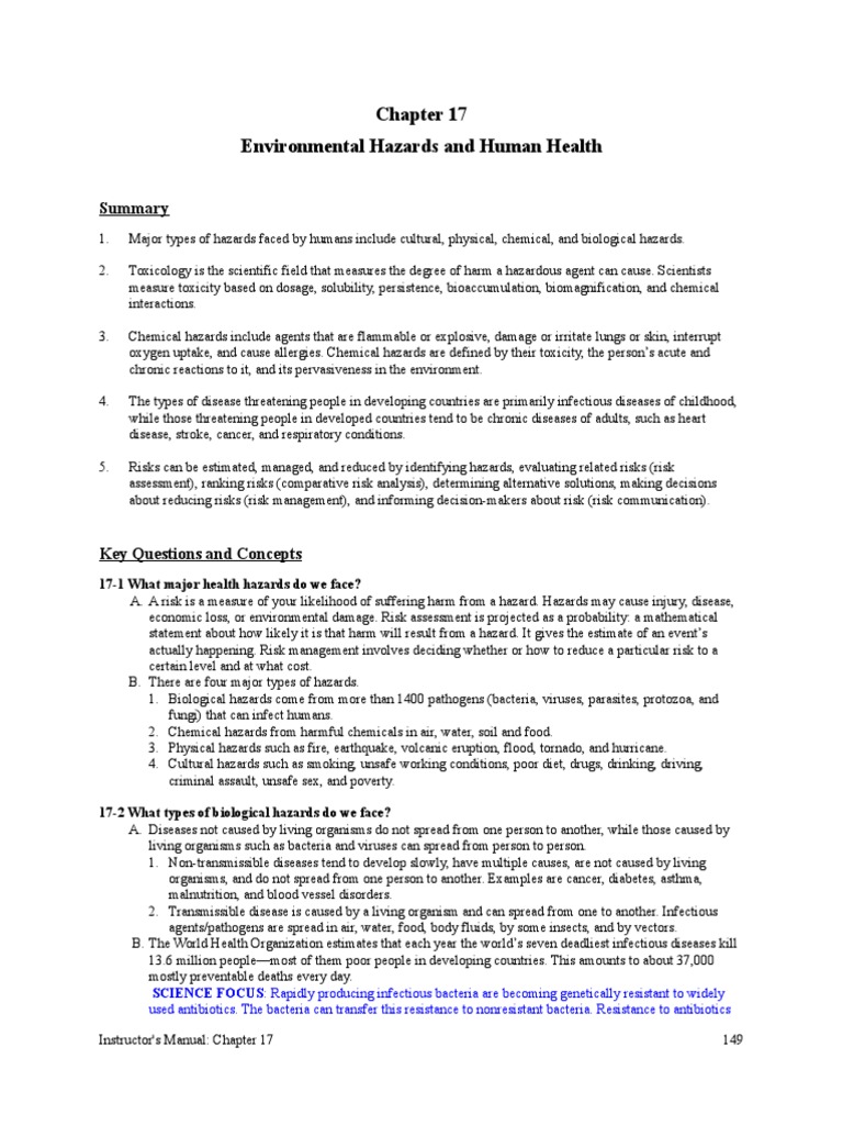 Understanding Environmental Hazards | PDF | Risk | Infection