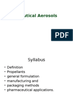 Pharmaceutical Aerosols 