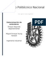 Ensayo Determinación de Estandares