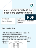 Electrodializa-Metodă De: Depoluare Electrochimică
