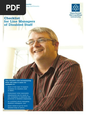 Managers Checklist
