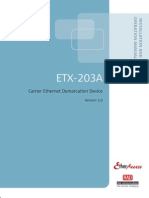 ETX-203A Carrier Ethernet Demarcation Device